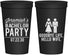 Personalized Bachelor Party 22 oz Stadium Cups - Goodbye Life Hello Wife | 40019