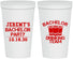 Personalized Bachelor Party 22 oz Stadium Cups - Drinking Team | 40020