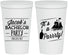 Personalized Bachelor Party 22 oz Stadium Cups - Boat | 40023