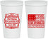 Personalized Bachelor Party 22 oz Stadium Cups - Star Spangled Hammered | 40032