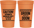 Personalized Bachelor Party 22 oz Stadium Cups - Groom Rhymes Doom | 40042