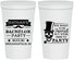 Personalized Bachelor Party 22 oz Stadium Cups - Formal Skeleton | 40048