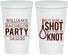 Personalized Bachelor Party 22 oz Stadium Cups - Buy Him A Shot | 40051