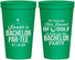 Personalized Bachelor Party 22 oz Stadium Cups - Golf | 40052