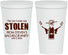 Personalized Bachelor Party 22 oz Stadium Cups - Stolen | 40053