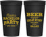 Personalized Bachelor Party 22 oz Stadium Cups - Great Story | 40057