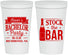 Personalized Bachelor Party 22 oz Stadium Cups - Stock The Bar | 40073