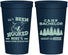 Personalized Bachelor Party 22 oz Stadium Cups - Fishing | 40080
