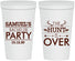 Personalized Bachelor Party 22 oz Stadium Cups - Hunt Is Over | 40084