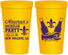 Personalized Bachelor Party 22 oz Stadium Cups - Mardi Gras | 40085