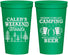 Personalized Bachelor Party 22 oz Stadium Cups - Camping | 40091
