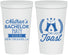 Personalized Bachelor Party 22 oz Stadium Cups - One Last Toast | 40095