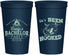 Personalized Bachelor Party 22 oz Stadium Cups - Fishing Hooked | 40096