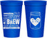 Personalized Wedding 22 oz Stadium Cups - Something Old Something New | 401