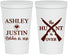 Personalized Wedding 22 oz Stadium Cups - The Hunt Is Over | 412