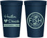 Personalized Wedding 22 oz Stadium Cups - Two Less Fish In The Sea | 420