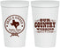 Personalized Wedding 22 oz Stadium Cups - Country Texas | 424