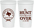 Personalized Wedding 22 oz Stadium Cups - The Hunt Is Over | 426