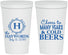 Personalized Wedding 22 oz Stadium Cups - Cheers To Cold Beers | 439