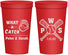 Personalized Wedding 22 oz Stadium Cups - Baseball | 443