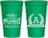 Personalized Wedding 22 oz Stadium Cups - Monogram | 464