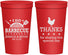 Personalized Wedding 22 oz Stadium Cups - I Do Barbecue Bbq | 469