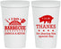 Personalized Wedding 22 oz Stadium Cups - I Do Barbecue Bbq | 470