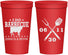 Personalized Wedding 22 oz Stadium Cups - I Do Barbecue Bbq | 471