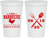Personalized Wedding 22 oz Stadium Cups - I Do Barbecue Bbq | 472
