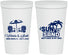 Personalized Wedding 22 oz Stadium Cups - Sun Sand Drink In My Hand | 479