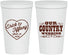 Personalized Wedding 22 oz Stadium Cups - Country Wedding | 484