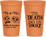 Personalized Wedding 22 oz Stadium Cups - Til Death Do Us Part | 487