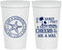 Personalized Wedding 22 oz Stadium Cups - Sandy Feet Salty Kisses | 488