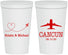 Personalized Wedding 22 oz Stadium Cups - Destination | 492