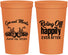 Personalized Wedding 22 oz Stadium Cups - Motorcycle | 493