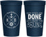 Personalized Wedding 22 oz Stadium Cups - Nautical | 495