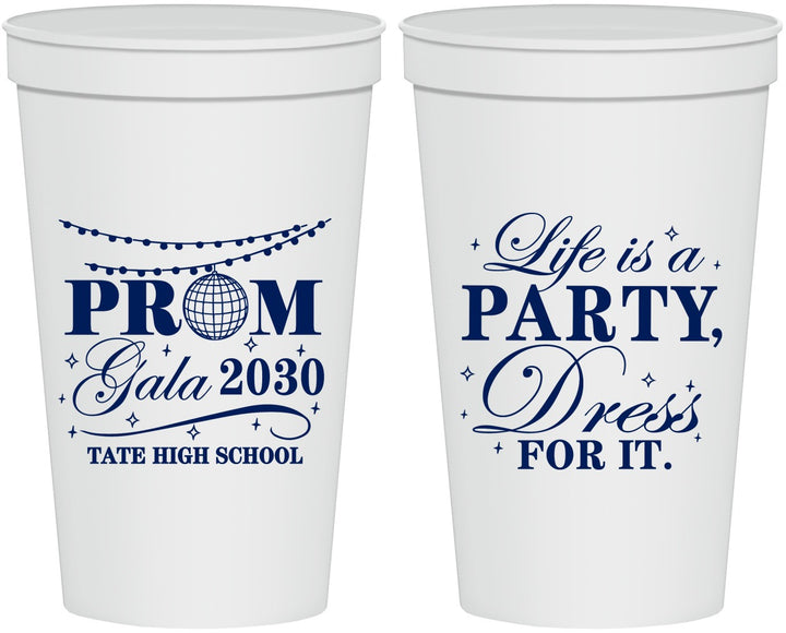 Personalized Prom 22 oz Stadium Cups - Lifes A Party | 50002