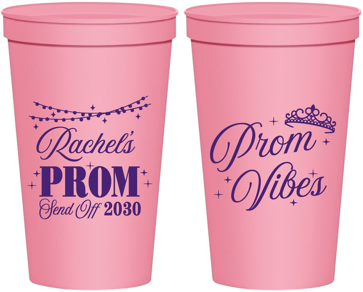 Personalized Prom 22 oz Stadium Cups - Send Off | 50007