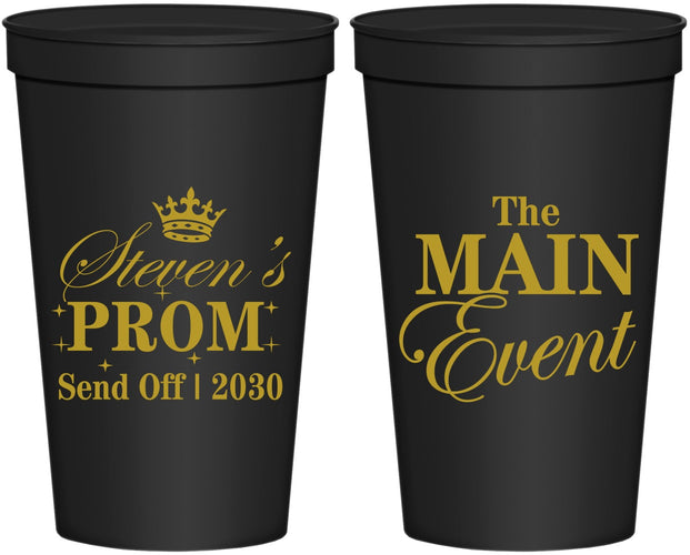 Personalized Prom 22 oz Stadium Cups - Send Off | 50008