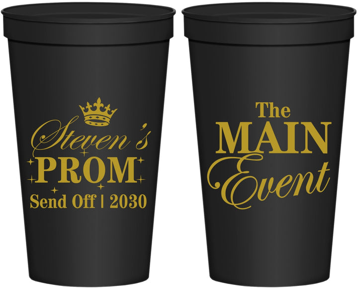 Personalized Prom 22 oz Stadium Cups - Send Off | 50008