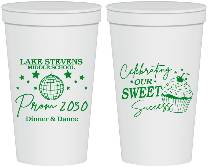 Personalized Prom 22 oz Stadium Cups - Middle School Dance | 50014