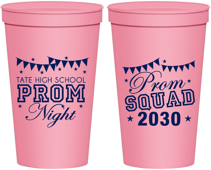 Personalized Prom 22 oz Stadium Cups - Squad | 50015