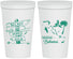 Personalized Wedding 22 oz Stadium Cups - Bahamas | 507