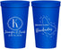Personalized Wedding 22 oz Stadium Cups - Barbados | 508