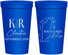 Personalized Wedding 22 oz Stadium Cups - Belize | 510