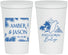 Personalized Wedding 22 oz Stadium Cups - Belize | 511