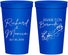 Personalized Wedding 22 oz Stadium Cups - Bermuda | 512