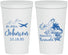 Personalized Wedding 22 oz Stadium Cups - Bermuda | 513