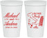 Personalized Wedding 22 oz Stadium Cups - Italy | 515