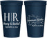 Personalized Wedding 22 oz Stadium Cups - Domincan Republic | 522